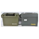2 Large Size Plastic Ammunition Storage Cans