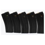 5 Duramag Magazines Loaded With 5.56 Ammunition