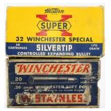 25 Rounds Of Collector .32 Win & .30-30 Win Ammo