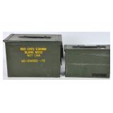 2 Heavy Duty Metal Ammo Cans