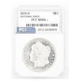 Uncirculated PCI Graded Morgan Silver Dollar Coin