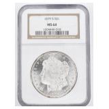 Uncirculated NNC Graded Morgan Silver Dollar