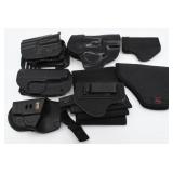7 Various Style & Size Holsters