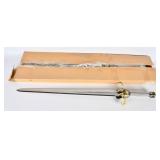 New In the Box Large Size Fantasy Sword Medieval