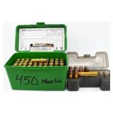 11 Rds & 51 Empty Casings of .450 Marlin Ammo