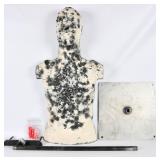 Rubber Dummie Shooting Target W/ Stand