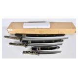 NIB 3 Piece Fantasy Sword Set W/ Stand