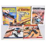 5 Various Gunsmithing Paperback Books