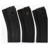 3 Duramag Magazines Loaded With 5.56 Ammunition