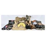Military Rucksack Filled With Military Clothes