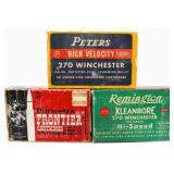 60 Rounds Of .270 Winchester Ammunition