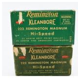35 Rounds Of Remington .222 Rem Ammunition