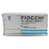 26 Rounds Of Fiocchi .455 MK II Webley Ammo
