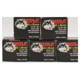 100 Rounds Of Wolf 7.62x39 Ammunition