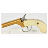 CMC Double Barrel .36 Cal Brass Percussion Pistol
