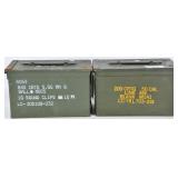 2 Heavy Duty Metal Ammo Cans