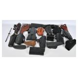 Large Lot of Various Size Holsters