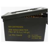 586 Rounds Of .308 Win Belt Linked Ammunition