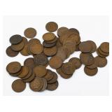 63 Count Of Collector Indian Head Wheat Pennies