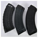 Lot of Three AK-47 Magazines 30 Rounds
