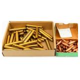100 Ct Of .375 H&H Brass Casings & Bullet Tips