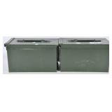 2 Heavy Duty Metal Ammo Cans