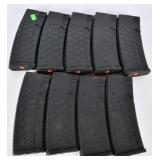 Lot of 9 Hexmags AR-15 30 Round Magazines NEW