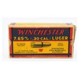 30 Rounds Of Winchester .30 Luger Ammunition