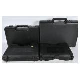 4 Various Size Plastic Pistol Hardcases