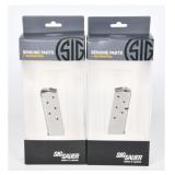 Two Sig Sauer P238 .380 ACP 6-Round OEM Magazines,