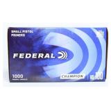 Federal Champion No. 100 Small Pistol Primers, 100