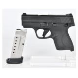 A Smith & Wesson M&P 9 Shield 9mm Pistol with Maga