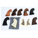 A Collection of Handgun Grip Panels, including Col