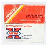 A Collection of Federal and Winchester Western .45