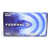 Federal Champion No. 100 Small Pistol Primers, 100