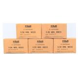 150 Rounds of IMI 5.56 MM M855 Ammunition