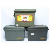 Three Large Size MTM Sport Utility Dry Boxes, incl