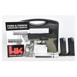 Heckler & Koch P2000 V3 9mm Luger Green Semi-Autom