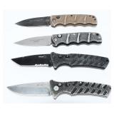 Four Bï¿½ker Strike Automatic Folding Knives
