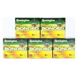 Five Boxes Remington Golden Saber Bonded 9mm Luger