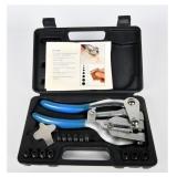 Heavy Duty Metal Power Punch Kit, 3/32"-9/32" wi