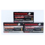 Three Boxes Winchester Varmint HE Elite .17 Winche