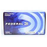 1000 Count Federal Champion No. 100 Small Pistol P