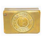 A WWI German Trench Art Brass Match Safe, 