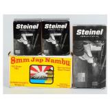 122 Rounds of 8mm Nambu Ammunition by Steinel &