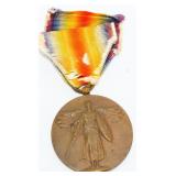 US World War I Victory Medal w/ Rainbow Ribbon
