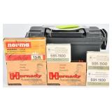 A Plastic Ammunition Can & a Group of 7.5x55 &