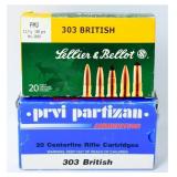 30 Rounds of .303 British Ammunition by Sellier &