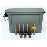 A Quantity of 266 Rounds 7.62x54R Steel Cased