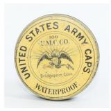 Vintage US Army U.M.C. Co. Perc. Cap Tin w/